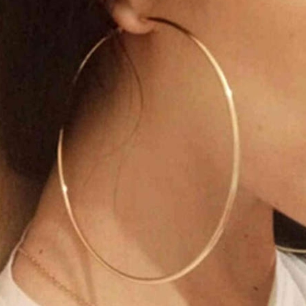 Extra Jumbo Hoop Costume Earrings